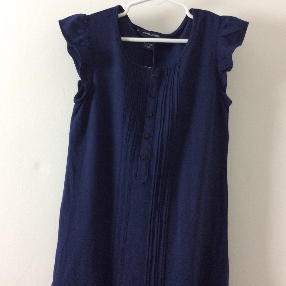 NEW Ralph Lauren Girls Dress Small Size 7 Ruffle - Picture 3 of 7